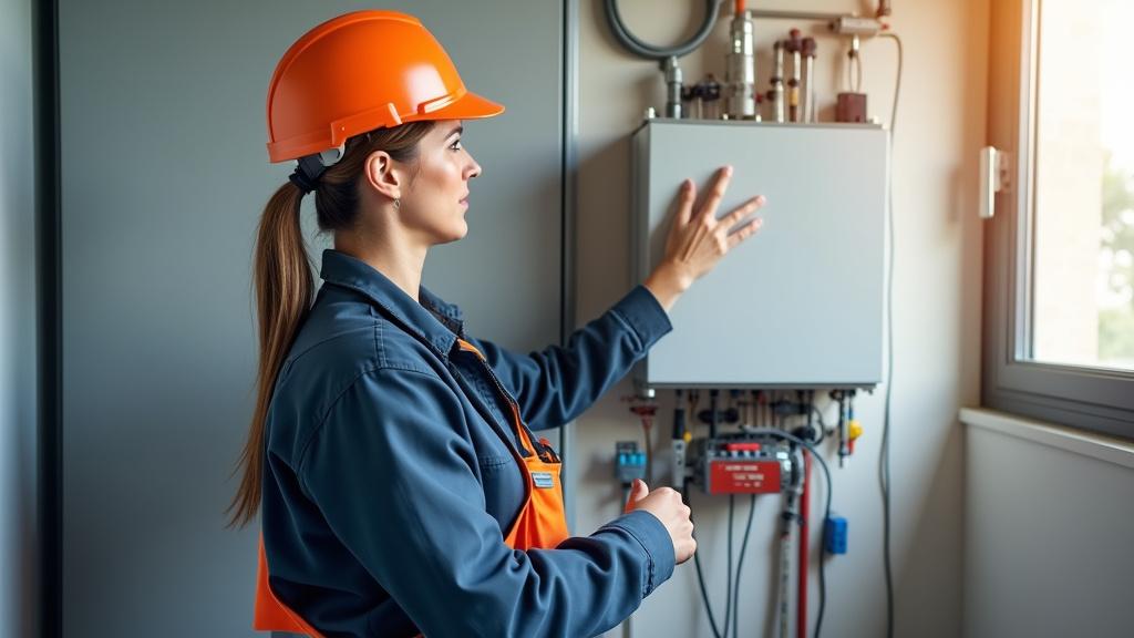 Électricien certifié IRVE en train d’installer une borne de recharge à Pourrières