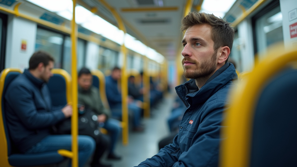 Électricien en train d