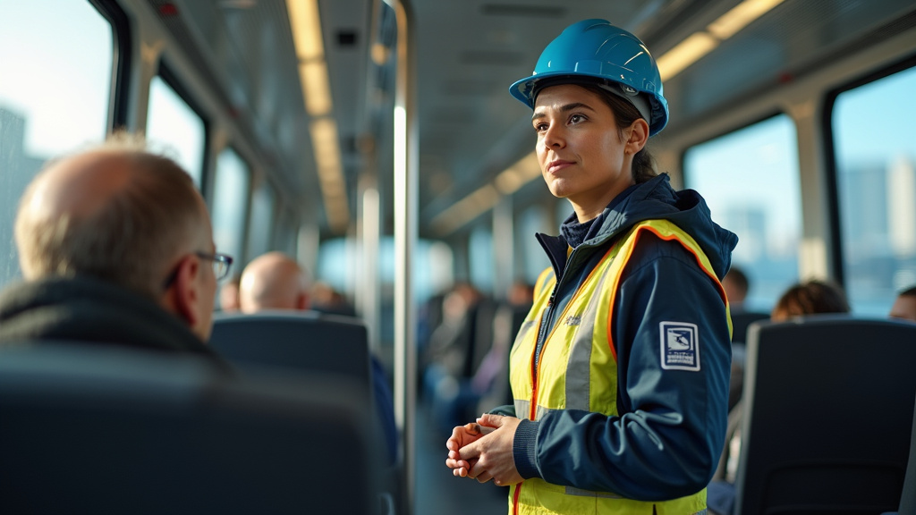 Électricien en train d