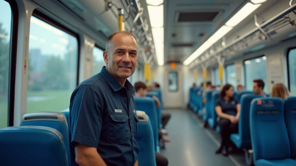 Électricien en train d