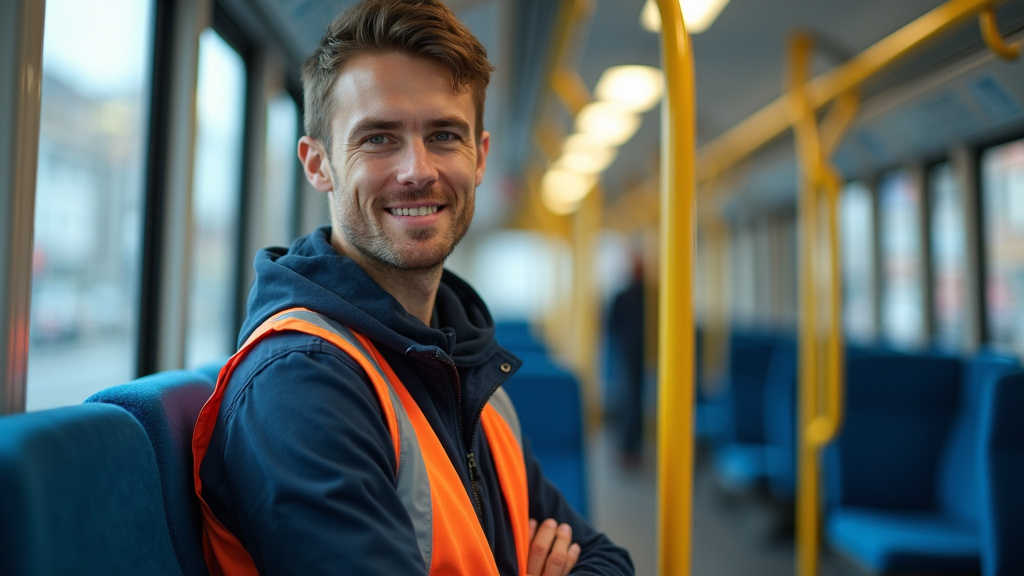 Électricien en train d