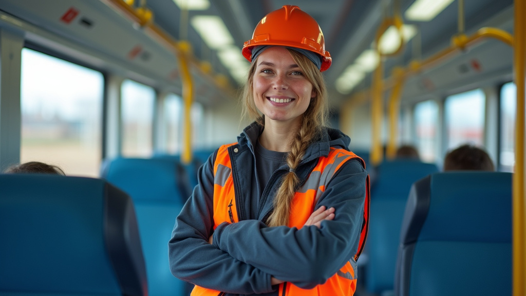 Électricien en train d