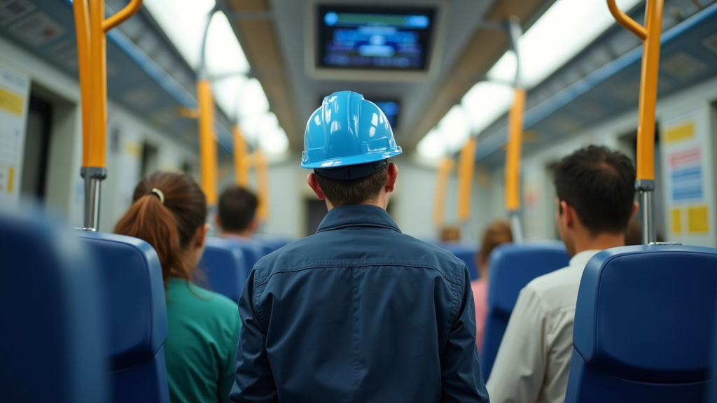 Électricien en train d