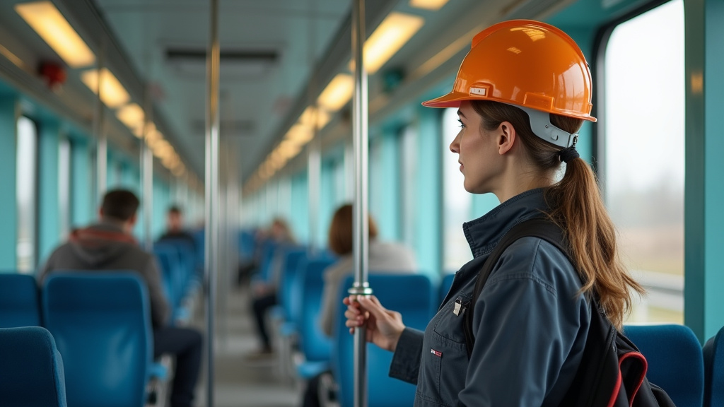 Électricien en train d