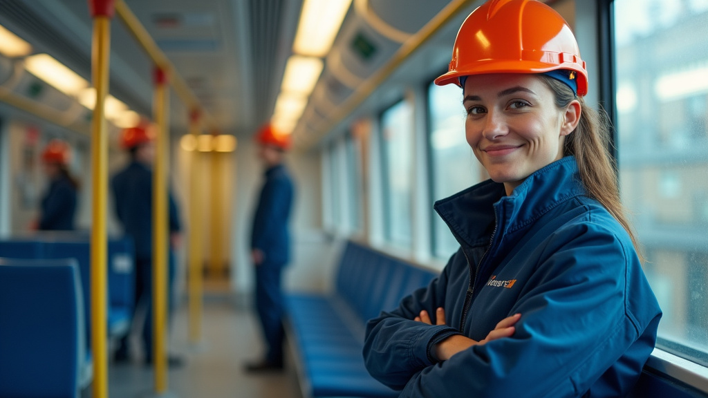 Électricien en train d