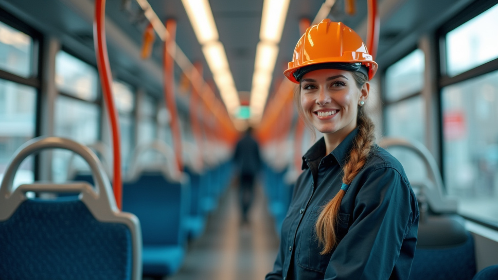 Électricien en train d