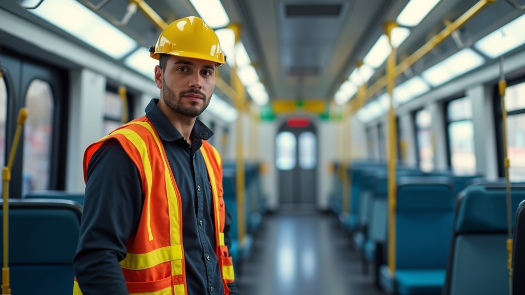 Électricien en train d