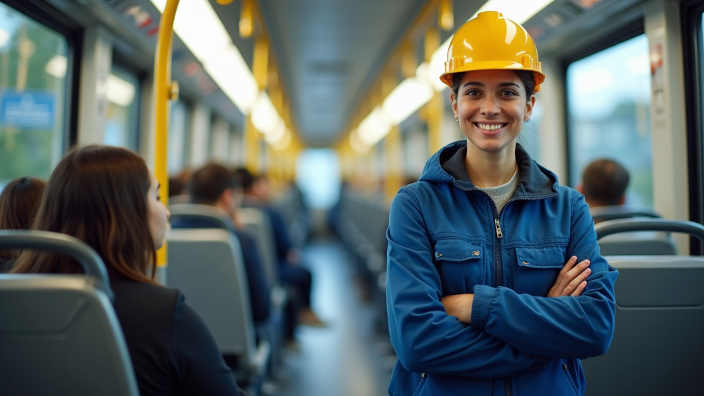 Électricien en train d