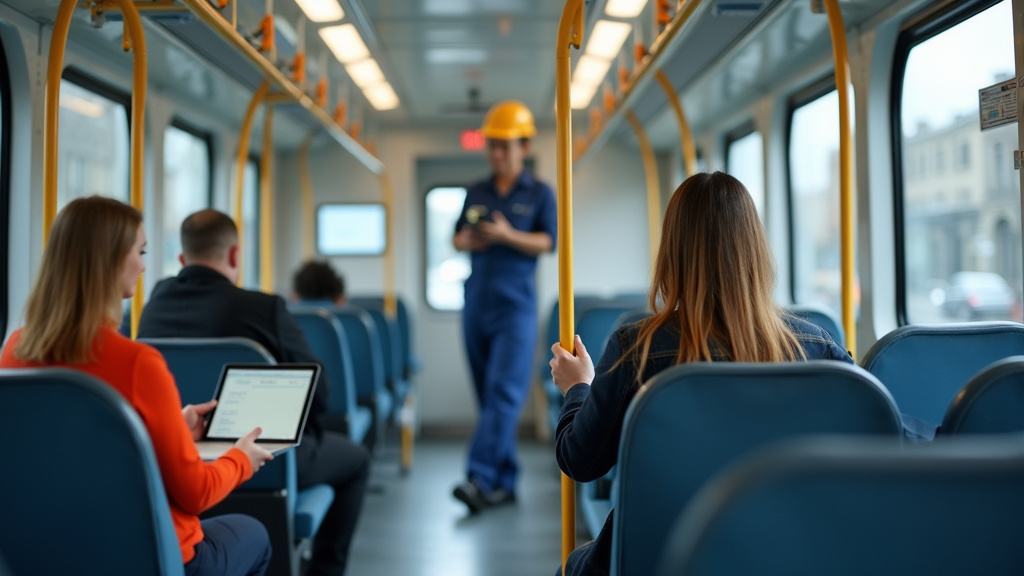 Électricien en train d