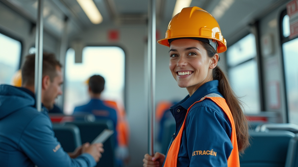 Électricien en train d