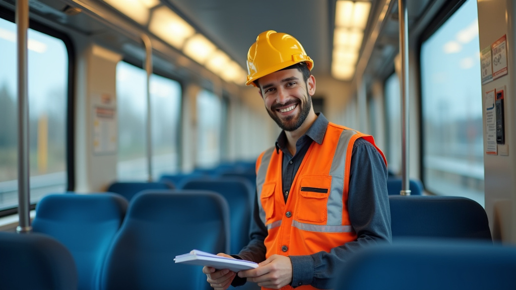 Électricien en train d