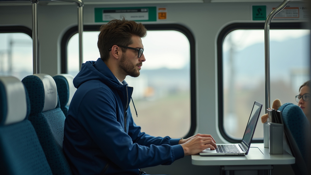 Électricien en train d