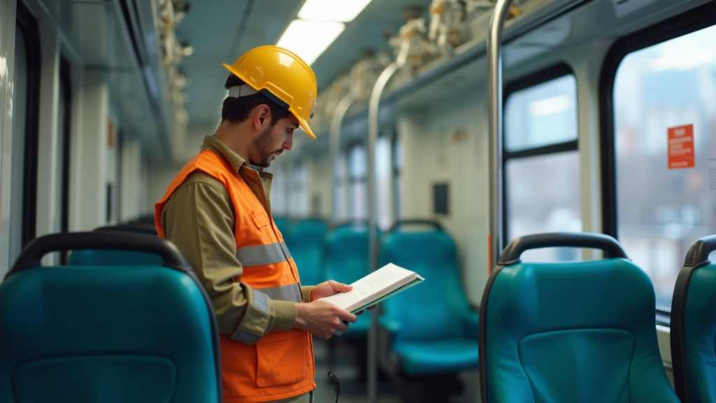 Électricien en train d