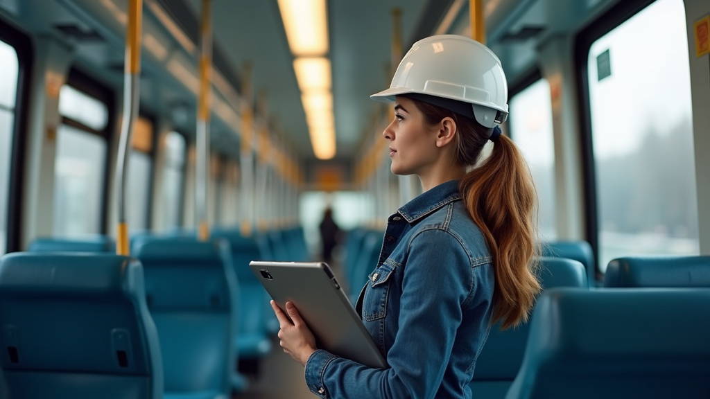 Électricien en train d