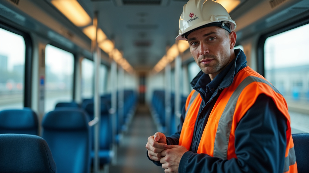 Électricien en train d