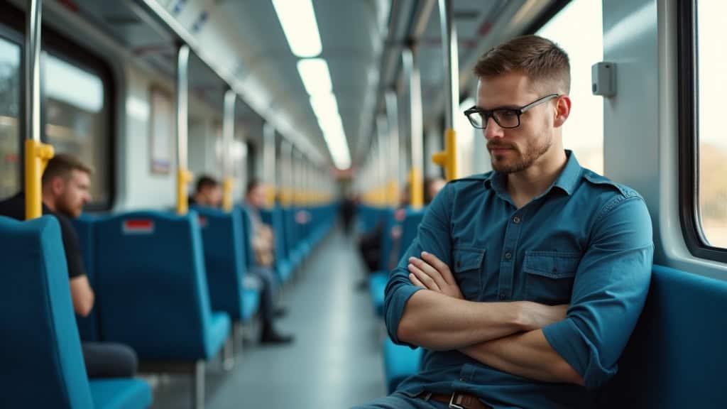 Électricien IRVE en train d