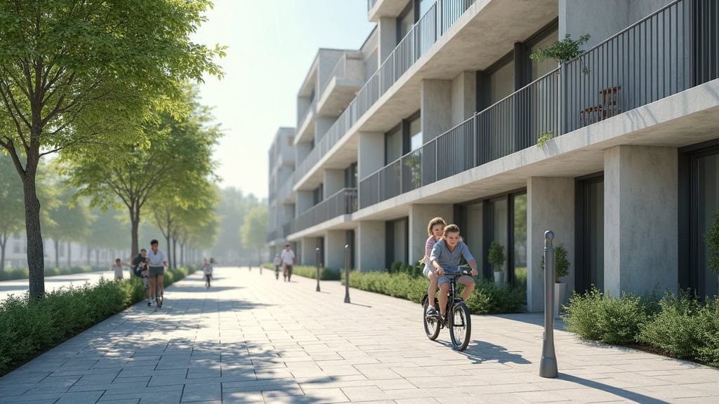 Emplacement idéal pour une borne électrique à Saint-Blaise