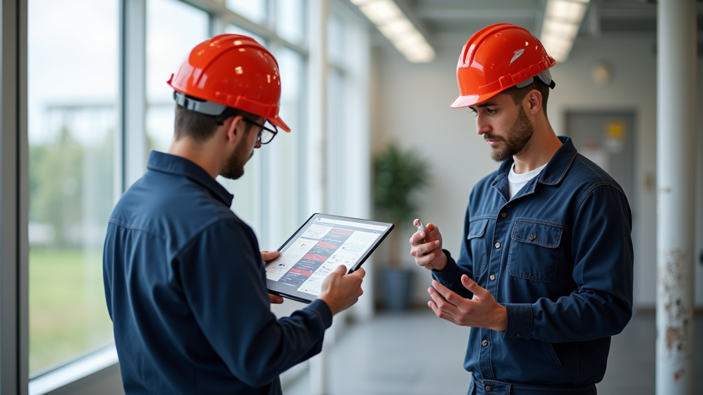 Équipe d’installateurs certifiés IRVE en train d’installer une borne de recharge à Balbigny