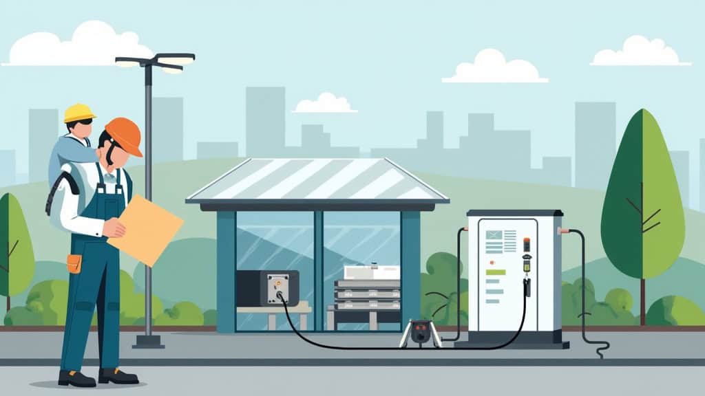 Étapes d’installation d’une borne de recharge électrique à Neufchâtel-en-Bray