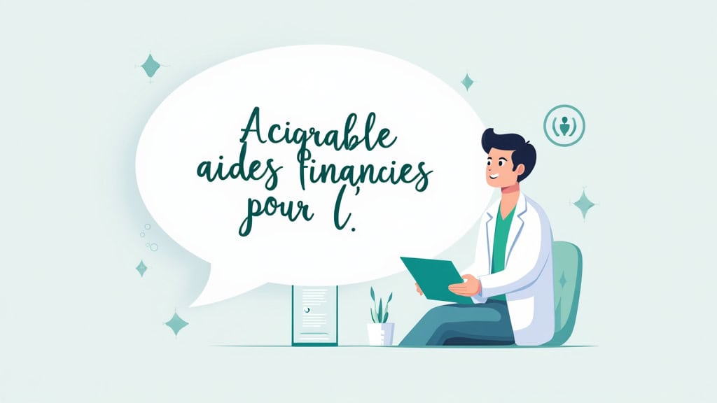 Infographie des aides financières pour l