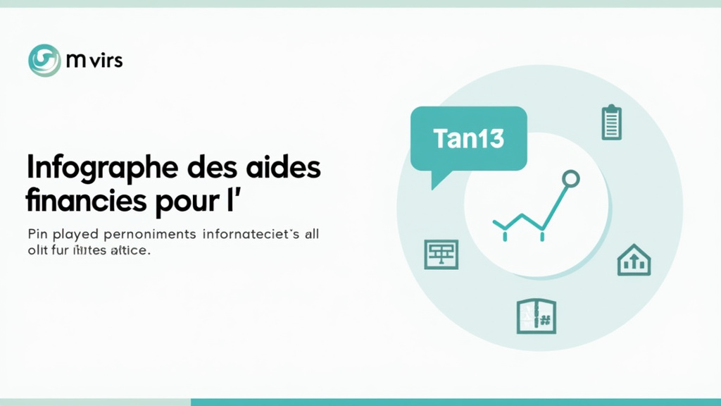 Infographie des aides financières pour l