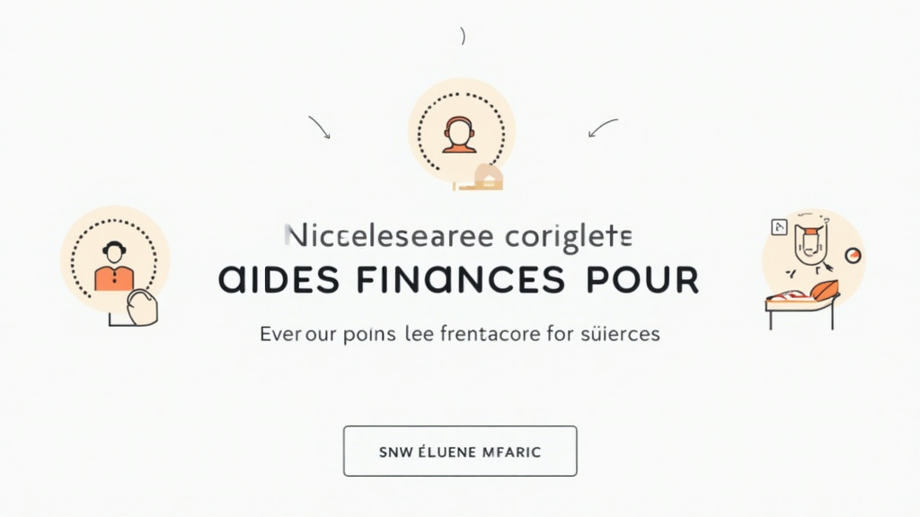 Infographie des aides financières pour l