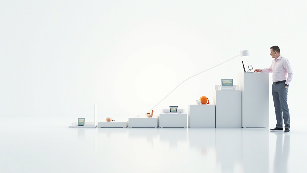 Infographie des étapes d