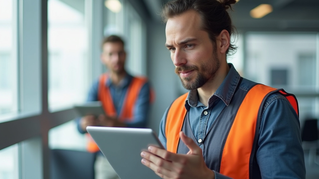 Installateur certifié IRVE en train d