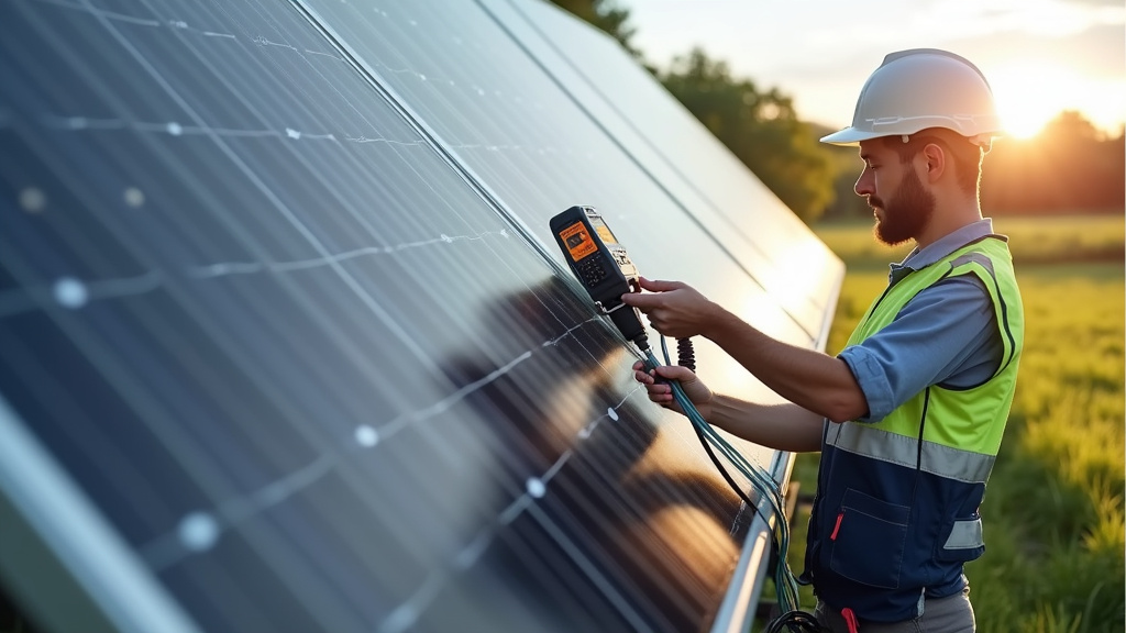 Installateur électrique en train de poser une borne de recharge à Chermignac