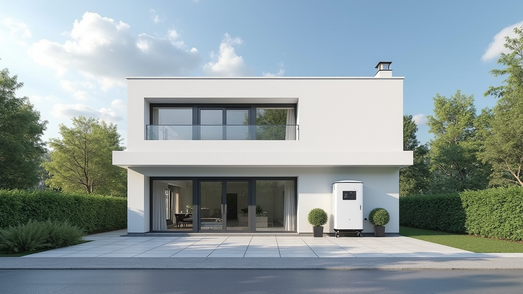 Installation de plusieurs bornes de recharge devant un bâtiment d