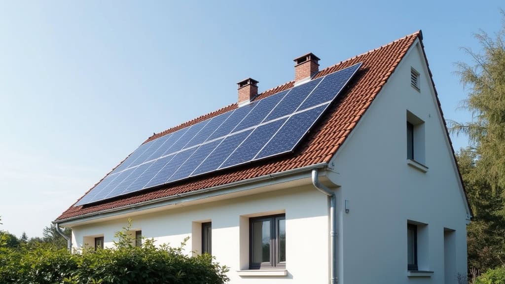 Installation d’une borne électrique intégrée aux panneaux solaires à Cornebarrieu