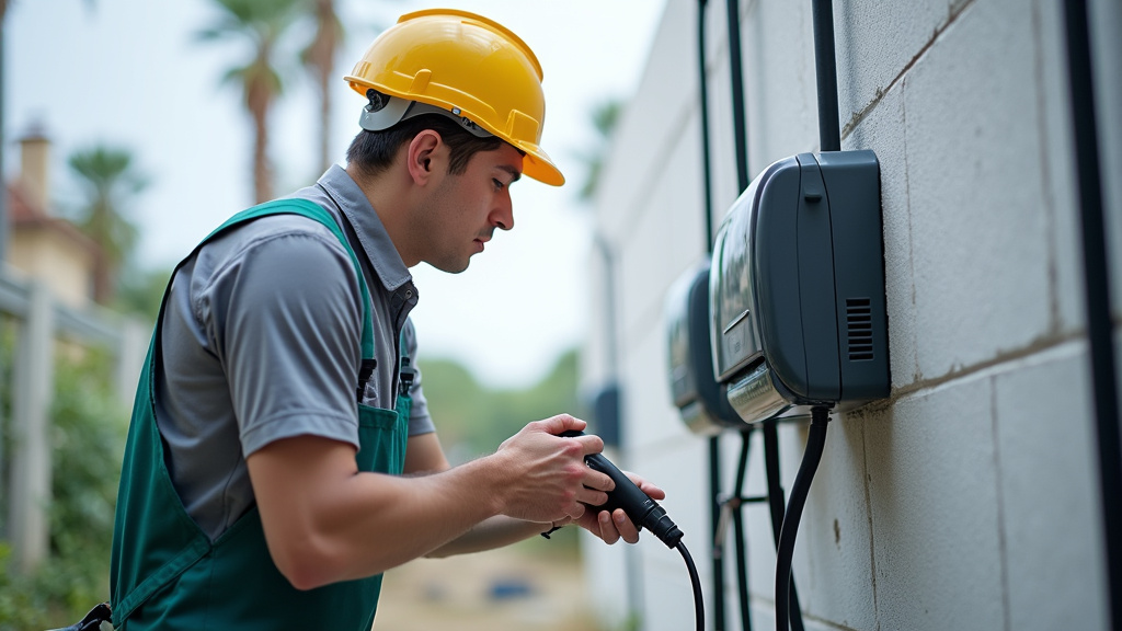 Borne électrique Allogny : Installation pro 2025