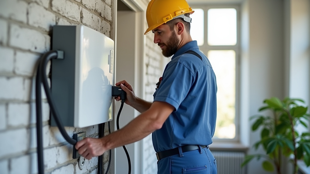 Borne électrique Inzinzac-Lochrist 2025 : Installation Pro