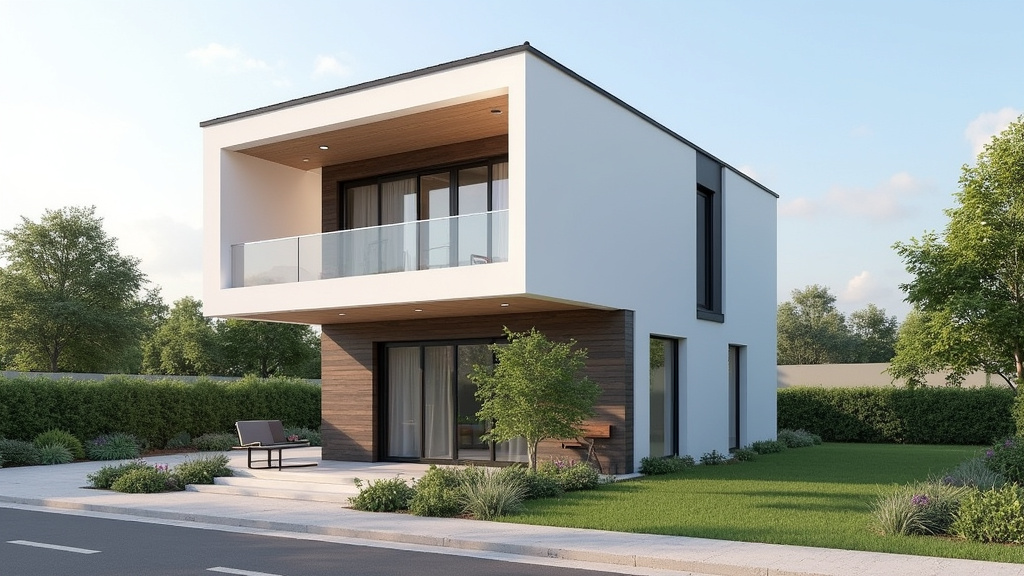 Maison individuelle avec borne de recharge visible en façade à Diges