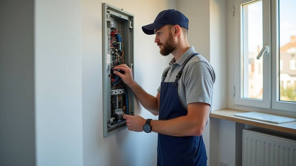 Préparation de l’installation d’une borne électrique à Cornebarrieu par un professionnel IRVE
