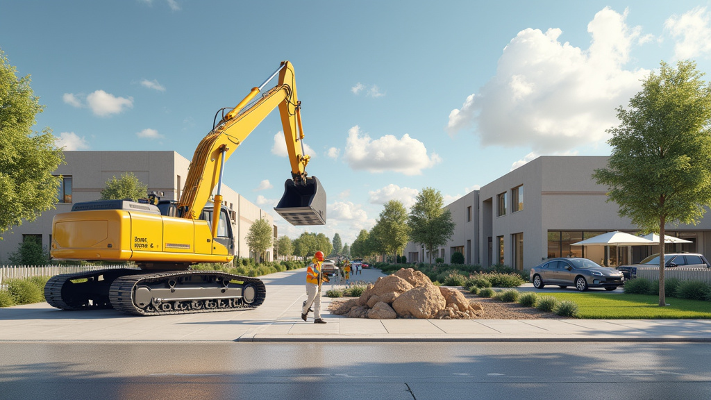 Préparation du chantier pour l