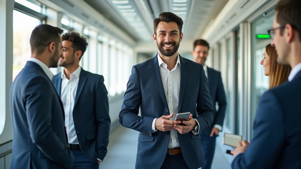 Professionnel en train d