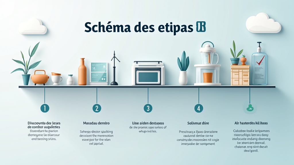 Schéma des étapes d