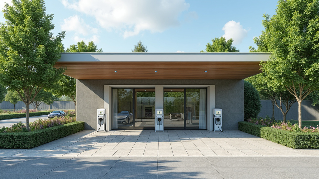 Station de recharge rapide en extérieur à Châteauneuf-sur-Loire