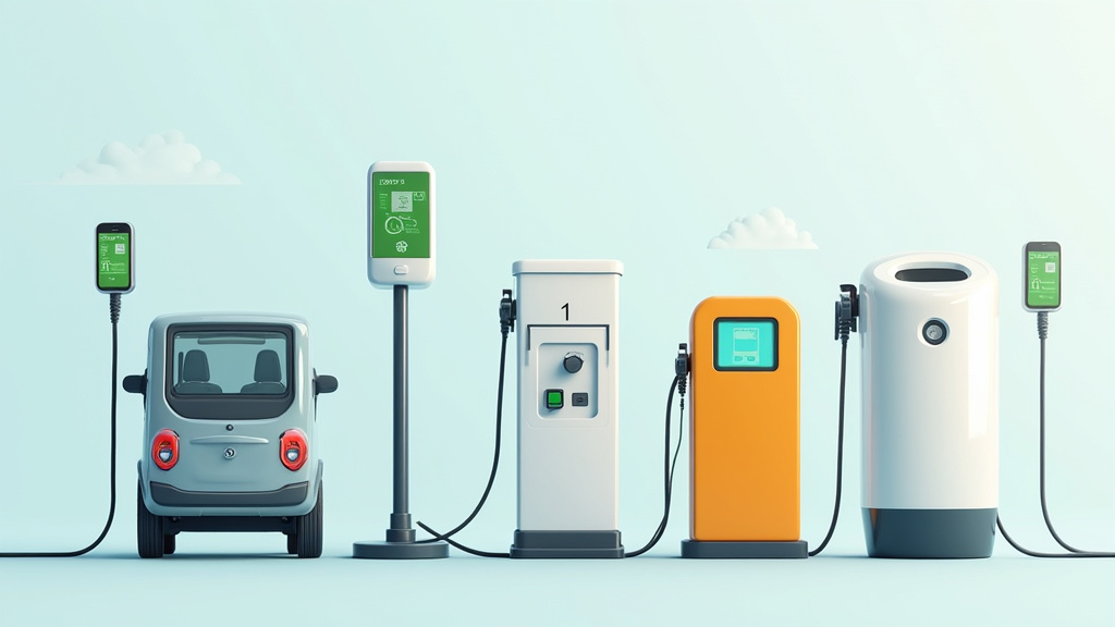 Tableau comparatif des différents types de bornes de recharge électrique