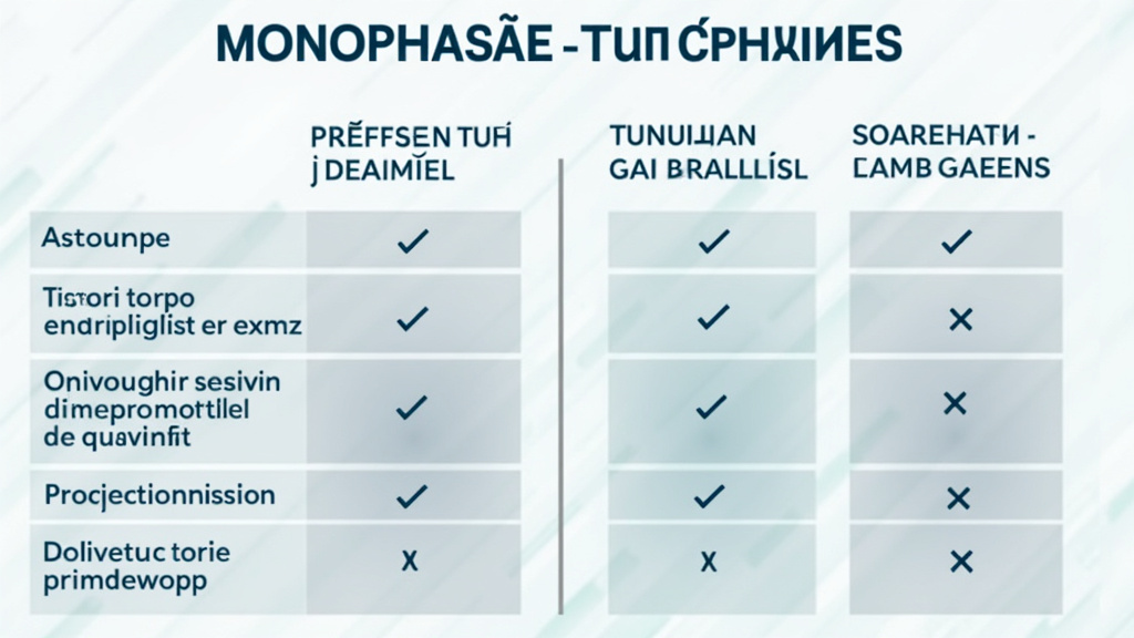 Tableau comparatif entre borne monophasée et triphasée pour installation à Roquebillière