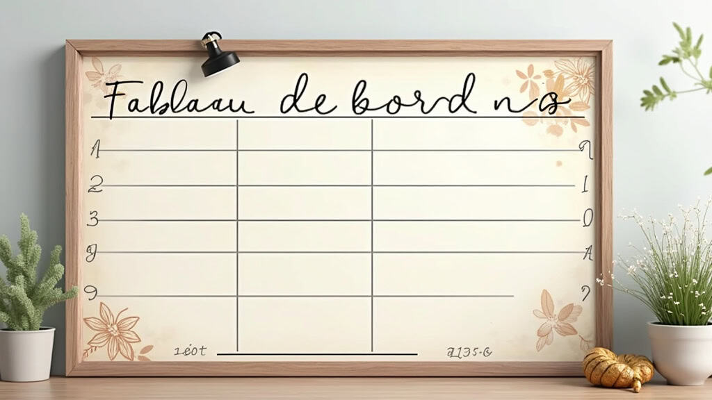 Tableau de bord d