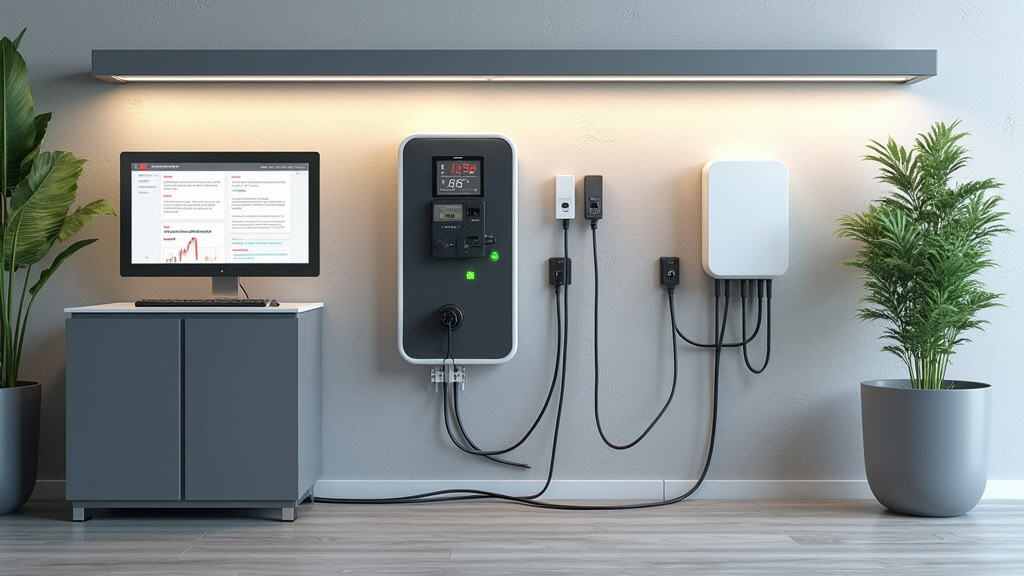 Tableau électrique avec circuit dédié pour borne de recharge à Gommegnies