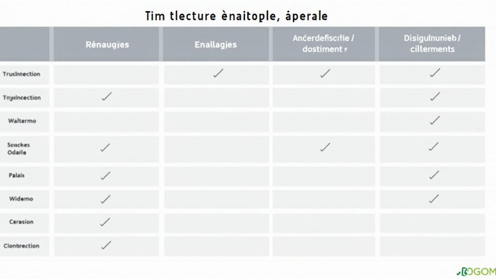Tableau récapitulatif des démarches administratives selon le type de logement pour une installation de borne électrique à Châtenay-Malabry