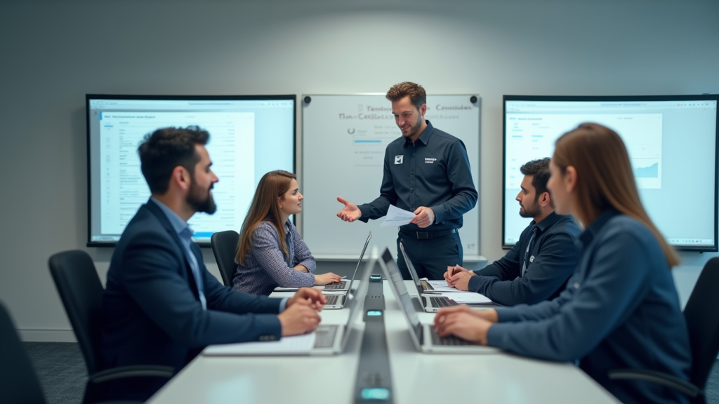 Technicien certifié IRVE en train d