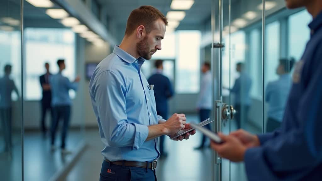 Technicien certifié IRVE en train d