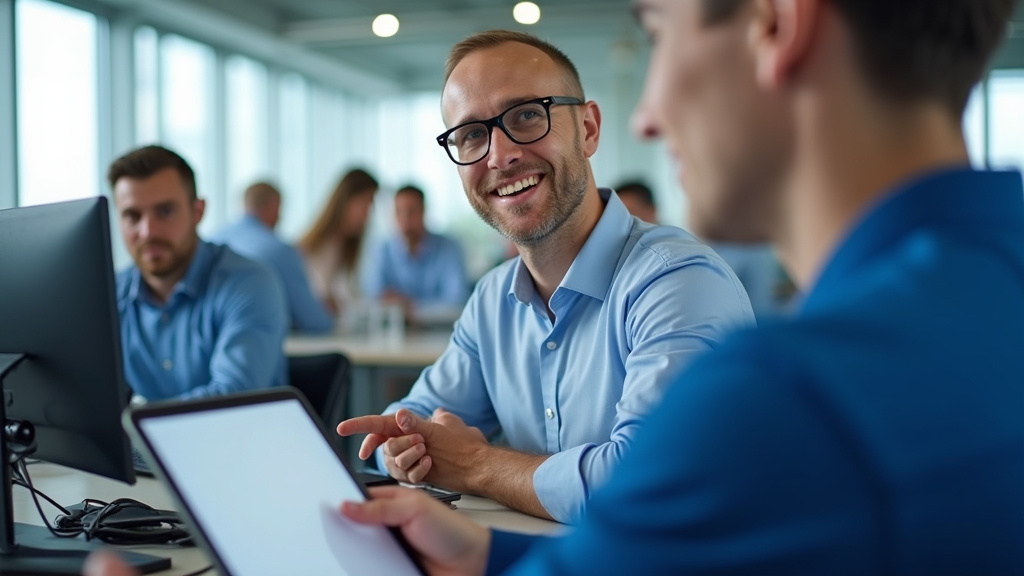 Technicien certifié IRVE en train d