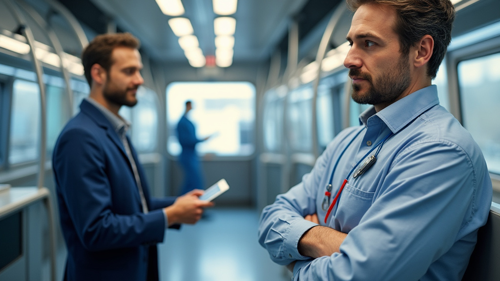 Technicien certifié IRVE en train d