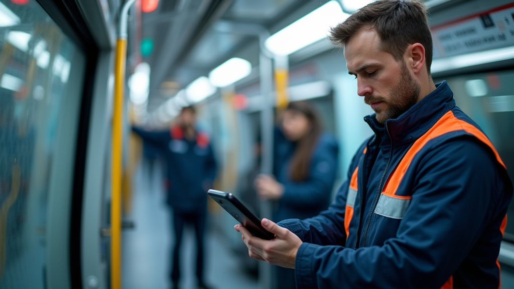 Technicien DEJAR ÉNERGIE en train d