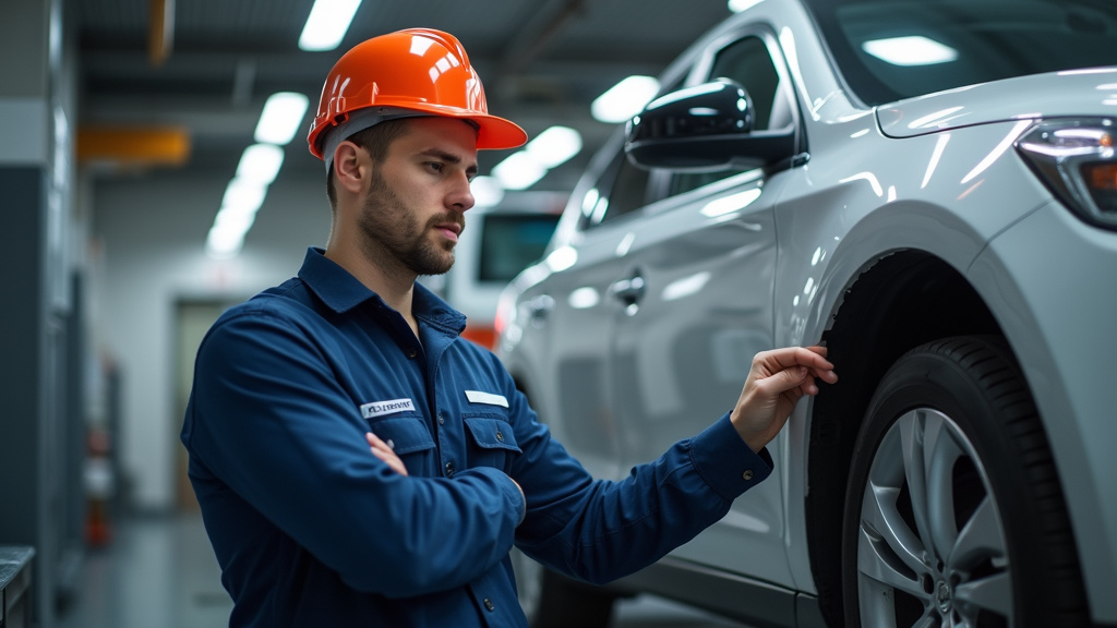 Technicien effectuant la maintenance d